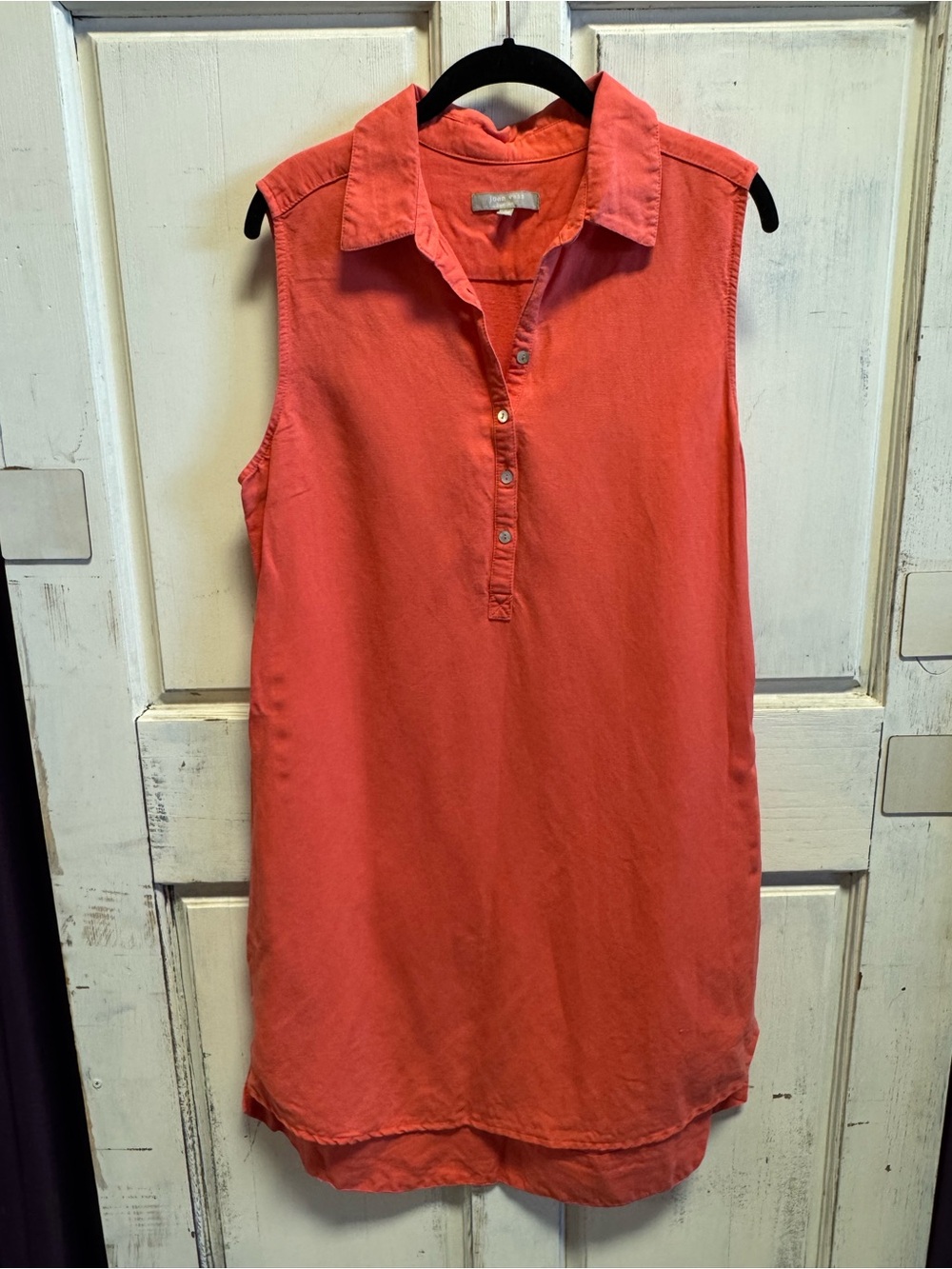 Women’s Joan Vass Sleeveless Button-Front Tank